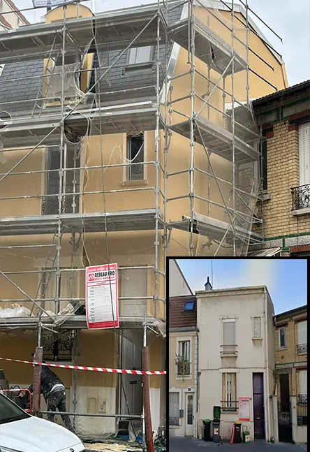 surélévation à Vincennes