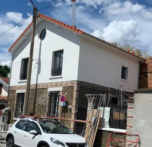 surélévation maison à Montreuil