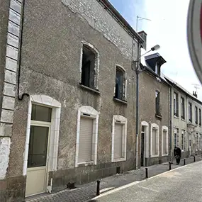 Façade avant Ravalement Diagnostic et préparation